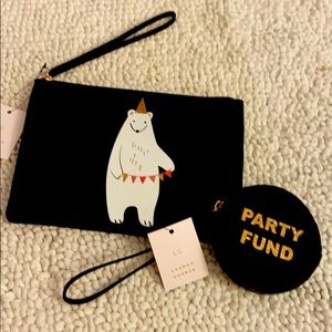 NWT - LC Wristlet and Coin Pouch set